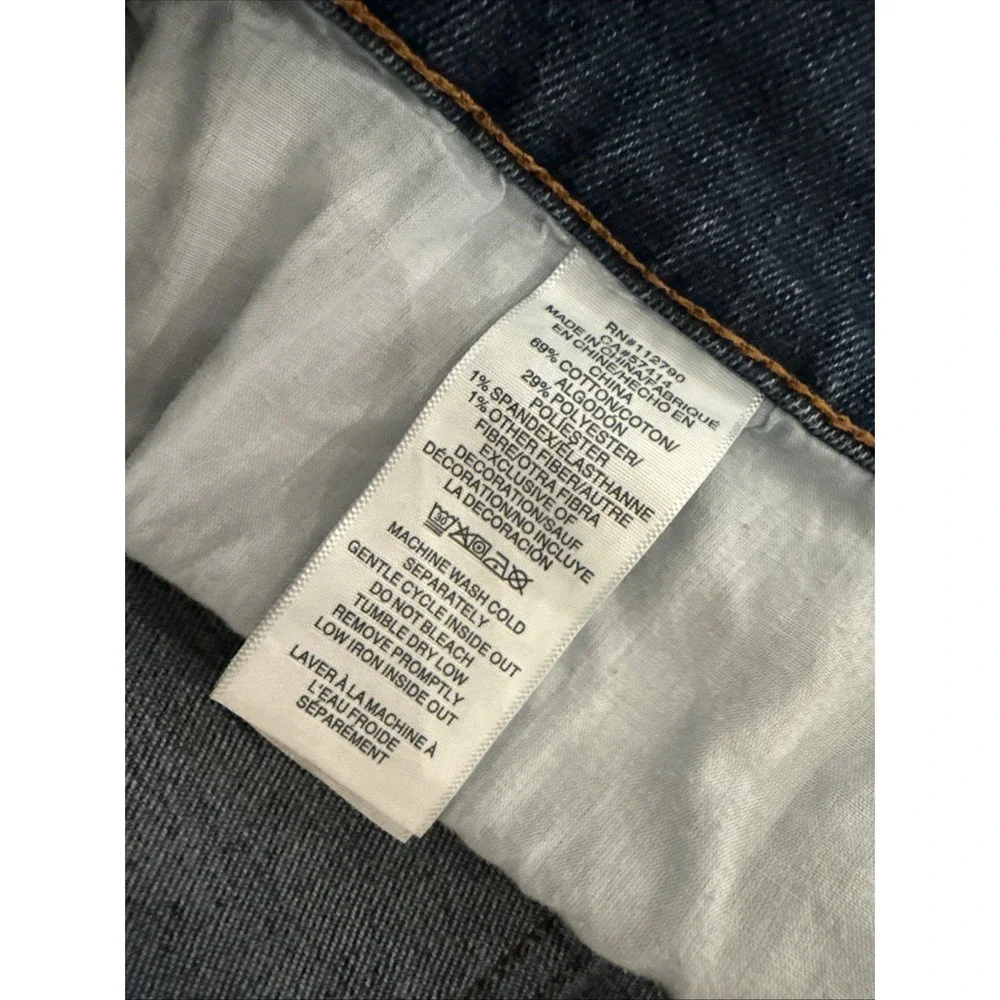 True Religion Jeans Mens Size 40 Blue Denim Stretch Ricky Relaxed Straight Leg